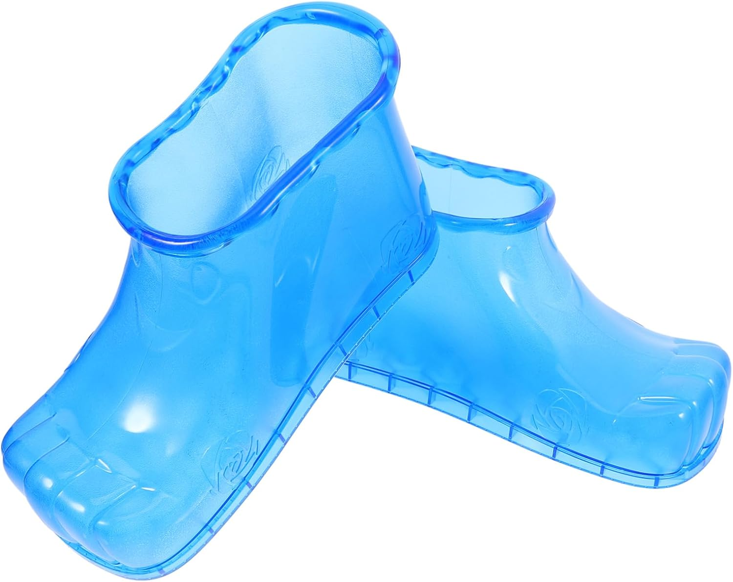 IWOWHERO Foot Soak Shoes for Home Use High-Top Foot Bath Shoes for Relaxation Small Size (12.5Cm Red) for Spa and Massage