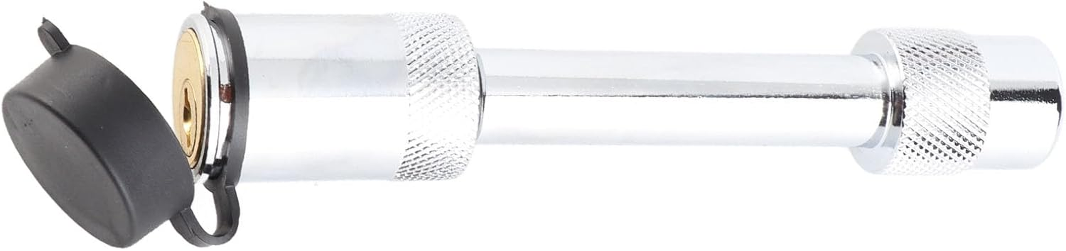 Stainless Steel Barbell Locking Hitch Pin for Trailer Hitch Locking Tow Pin with 3 Keys Fit image number 1