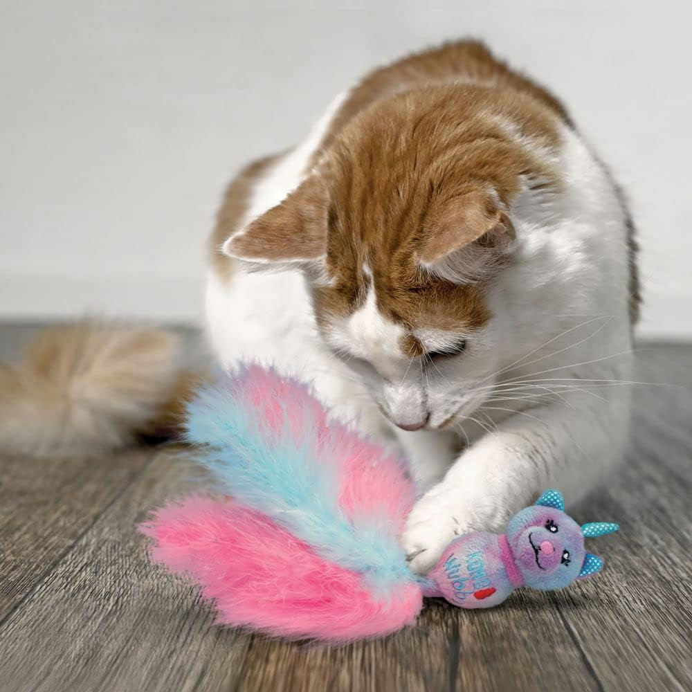 Kong Wubba Caticorn Cat Toy, 23 Cm Size