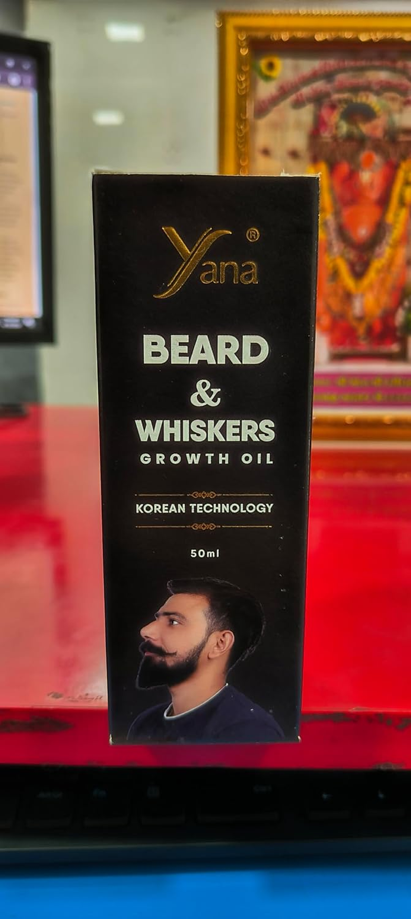 Yana Beard Growth Oil More Beard Growth Natural Oils Including Jojoba Oil Vitamin Nourishment & Strengthening Yana Beard Oil for Men Yana Beard Oil for Growing Beard Faster by Korean Technology image number 1