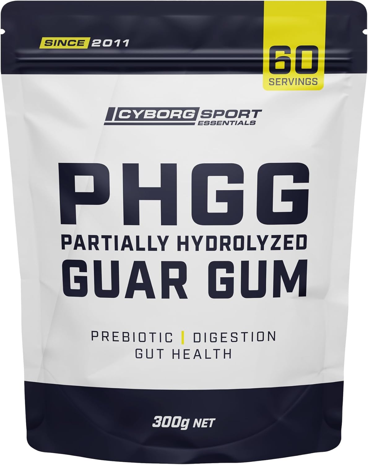 PHGG Partially Hydrolysed Guar Gum - 300G - 60 Servings