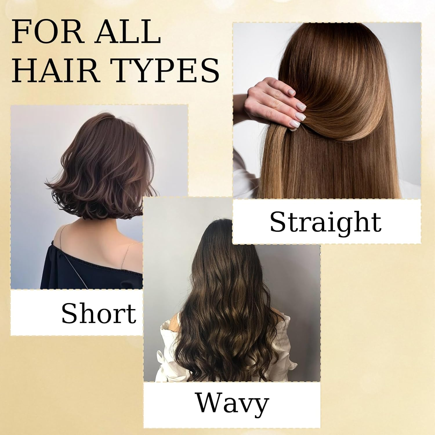 SSKHE 6 Pcs Flat Hair Claw Clips Set - 3 Styles with Black & Brown Colors | Flat Claw Clips for Women, Strong Hold Flat Hair Clips Ergonomic Design, Strong Hold, Ideal for Curly Hair and Styling image number 1