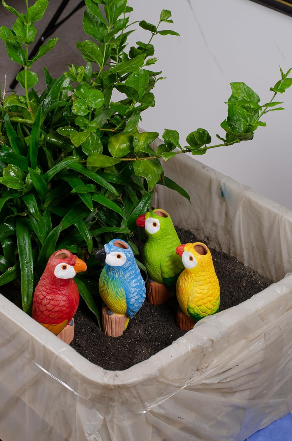 Terracotta Watering Spike Set, Self Watering Planter Insert, Automatic Plant Watering Devices for Vacation Care, Garden/Office/Outdoor/Indoor Plant Decoration 4PCS image number 2