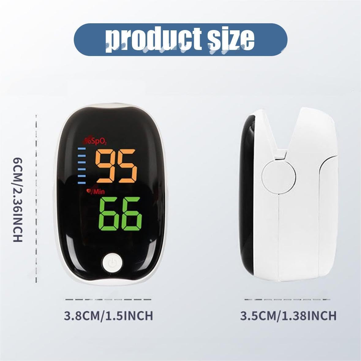 2025 Upgraded Non-Invasive Glucose & Oxygen Monitor &ndash; Portable Blood Sugar & Oxygen Level Meter, No-Prick Finger Oximeter for Home, Fitness, and Travel Use image number 3
