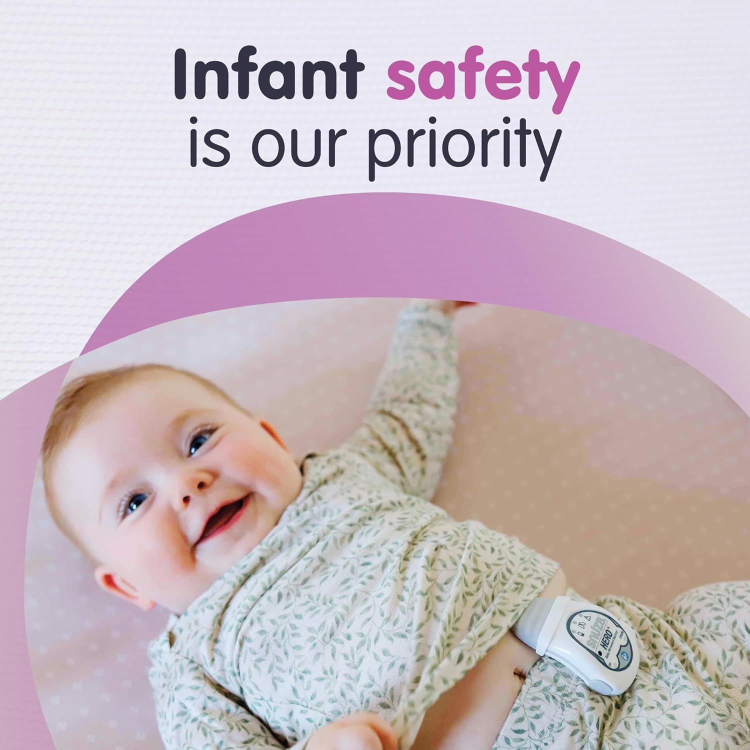 SNUZA HERO Baby Abdominal Movement Monitor: Real-Time Alerts for No Breathing, Gentle Vibration Rousing, Portable & Wearable, Medical Grade Material. Safer Sleep for Infants. Peace of Mind for Parents image number 1