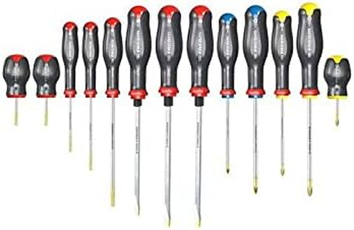 FACOM ATWH.J13 Set of 13 Protwist Screwdrivers for Slotted Screws