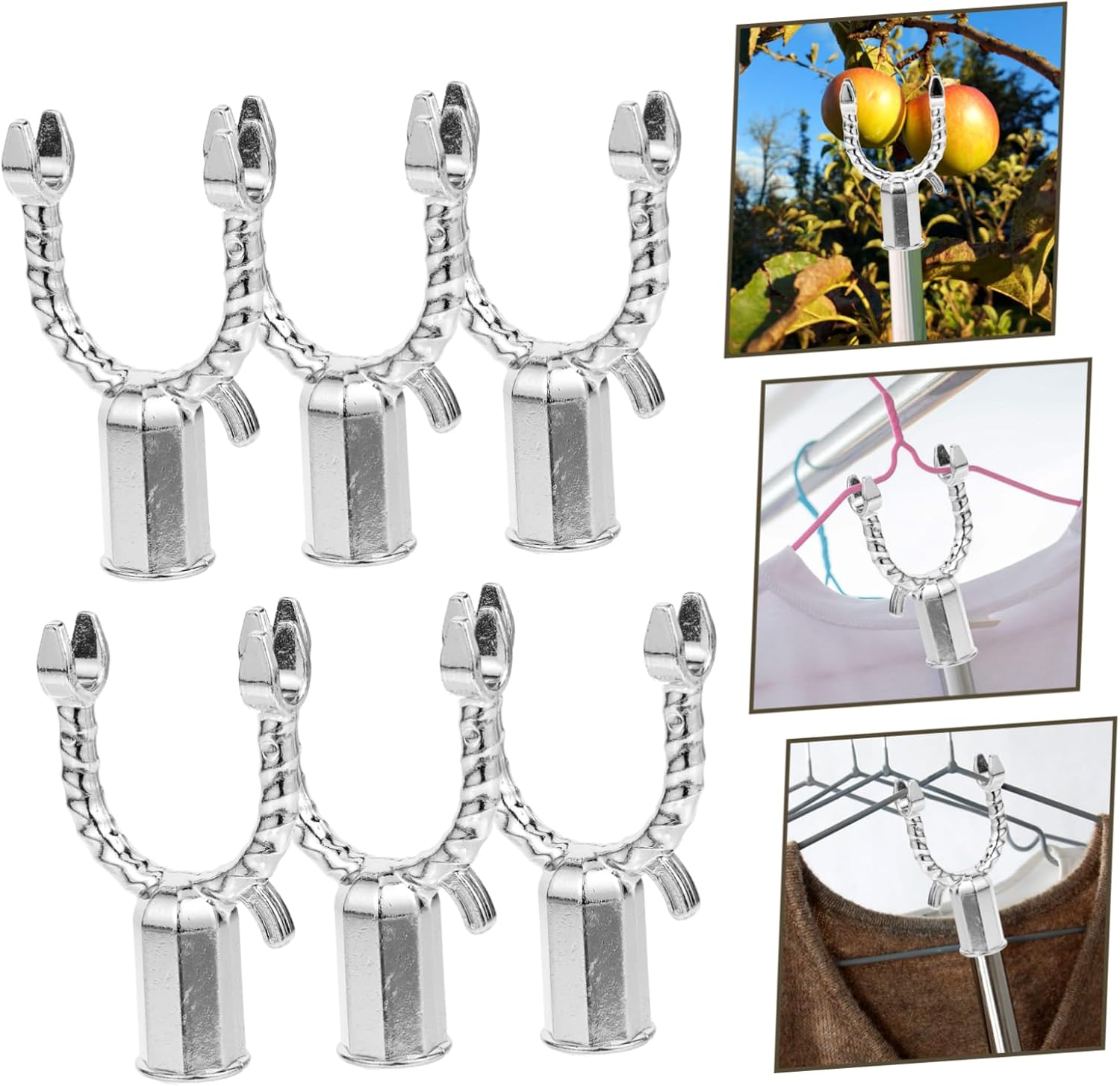 6Pcs Metal Tree Branch Supports Crutch System for Straightening Fruit Trees Lightweight Plant Braces for Use Versatile Support for Various Branch image number 5