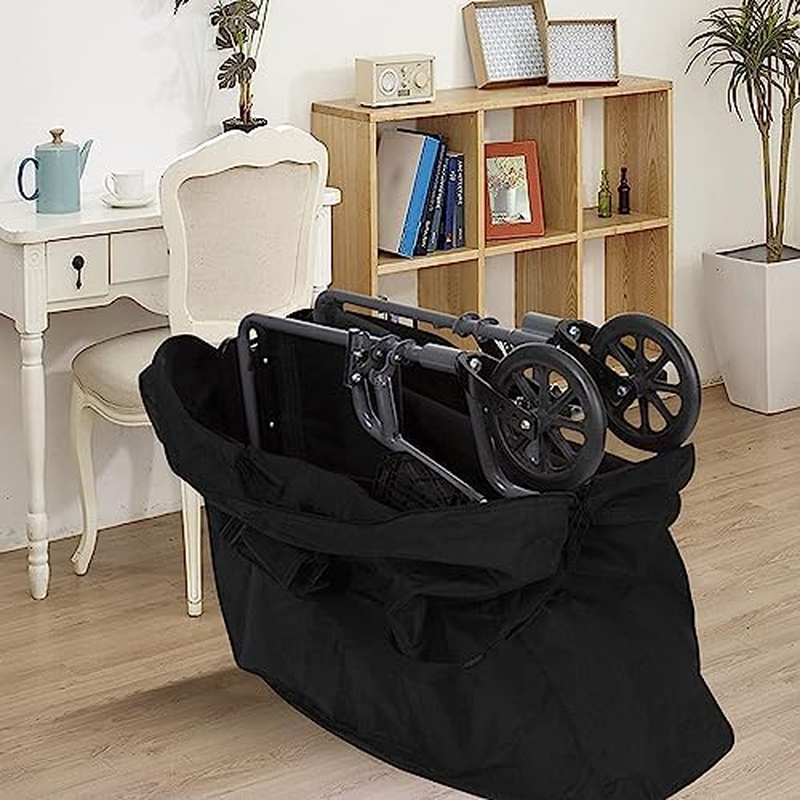 Rollator Travel Bag, 45.3X31.5X15.7In Waterproof Wheelchair Bag for Folding Walker Compact Wheelchair Transport, Chair Portable Large Bag Carry Case for Car Airplane Traveling image number 2