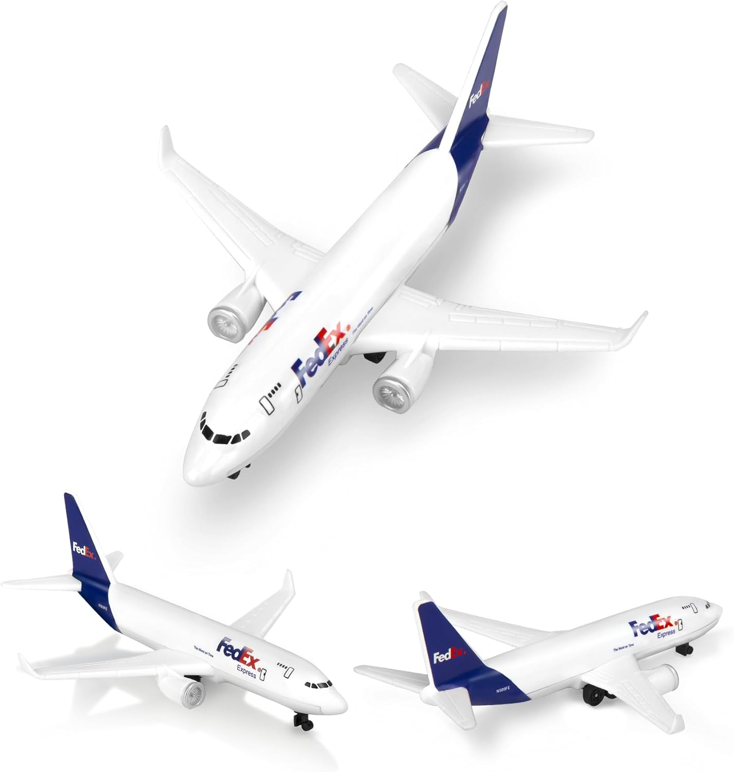 Sky Trek Model Airplanes Fedex Airplane Airlines Plane Aircraft Model for Display Collection and Gifts.