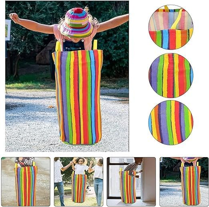 31 Piece Potato Bag Race, Outdoor Lawn Relay, 3 Leg Race Belt, Carnival Event Game for Kids and Adults (With Prizes and Whistle) image number 6
