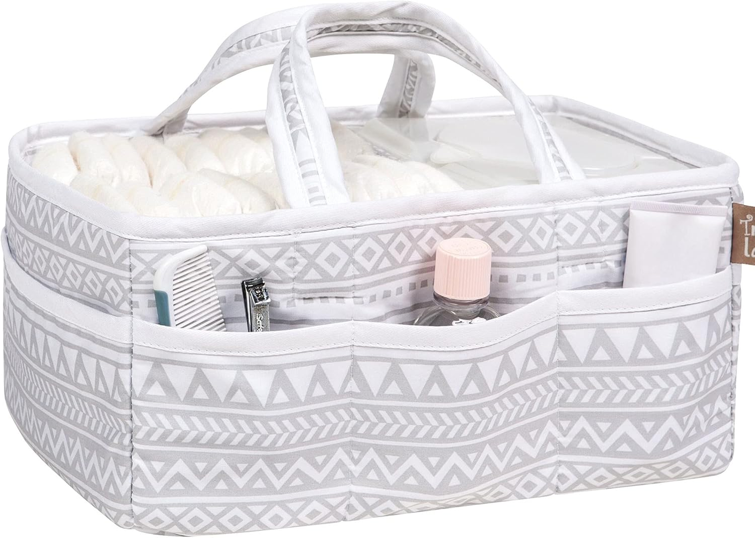 Trend Lab Aztec Forest Storage Caddy Nursery Diaper Organizer image number 1