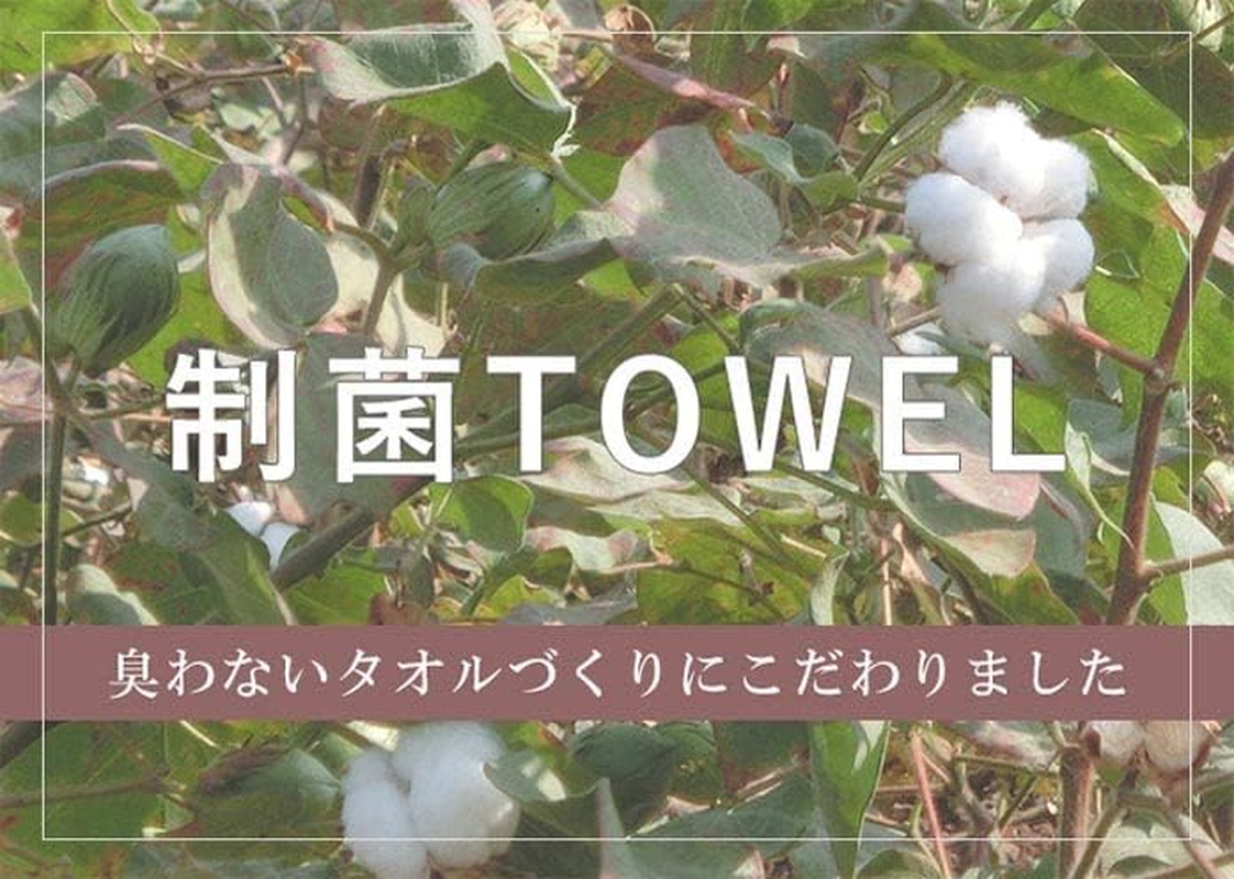 Imabari Towel Color Bath Towel, 1 Sheet, Antibacterial Treatment, 23.6 X 47.2 Inches (60 X 120 Cm), Brown - Grey image number 6