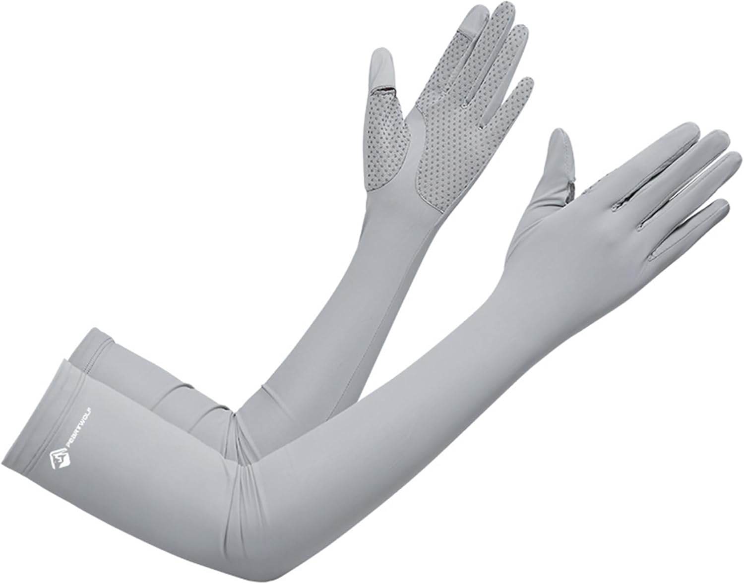 Xuoaz Summer-Uv-Sun-Protection Gloves Long Driving-Gloves Sunblock Non Slip Full Finger Outdoor Arm Gloves for Women Cycling