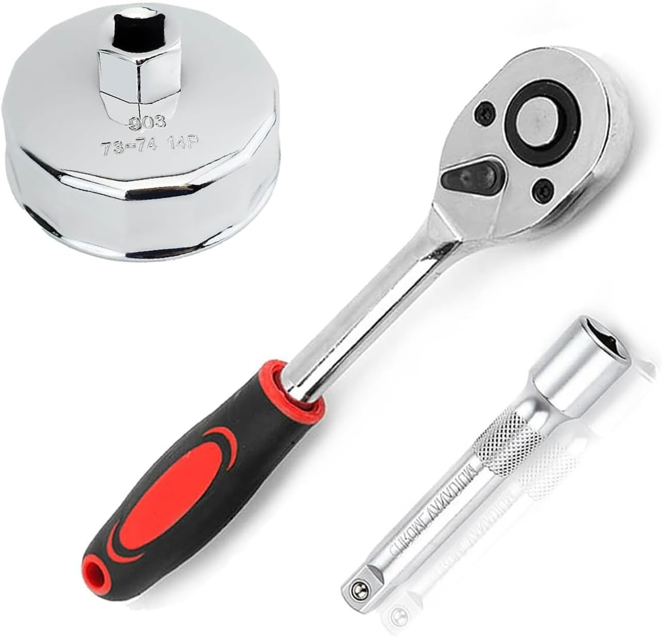 74Mm 14 Flutes Oil Filter Wrench Socket Tool for Volkswagen, Mercedes Benz, VW, Audi, Porsche, Mazda, Sprinter for Many Vehicles Including Volkswagen image number 5