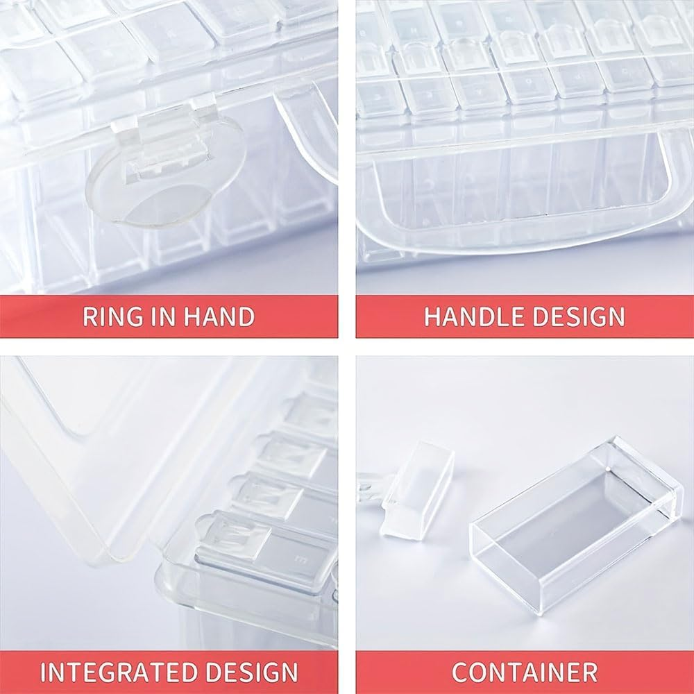 Diamond Painting Storage Containers Kits,Craft Storage,For Beads Rhinestones Jewelry Nail Art Sequins Diamonds Painting Accessorie image number 5