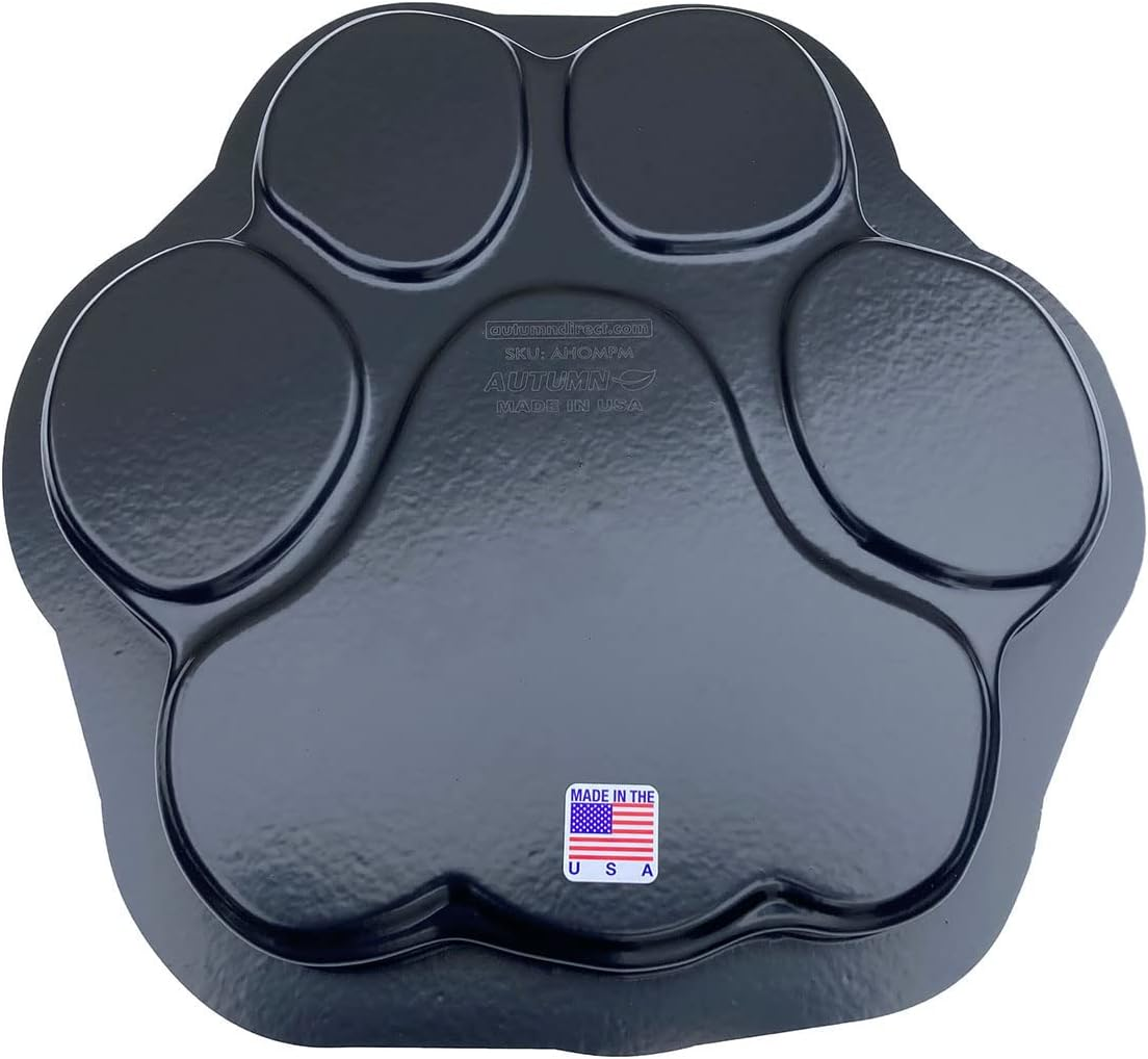 Made in USA Paw Print Mold, Dog Cat Paw Print Stepping Stone Mold, Dog Paw Mold, Concrete Cement Mold, Paw Print Garden Decor Mold, Textured Mold for Non-Slip Stepping Stones, 16 In