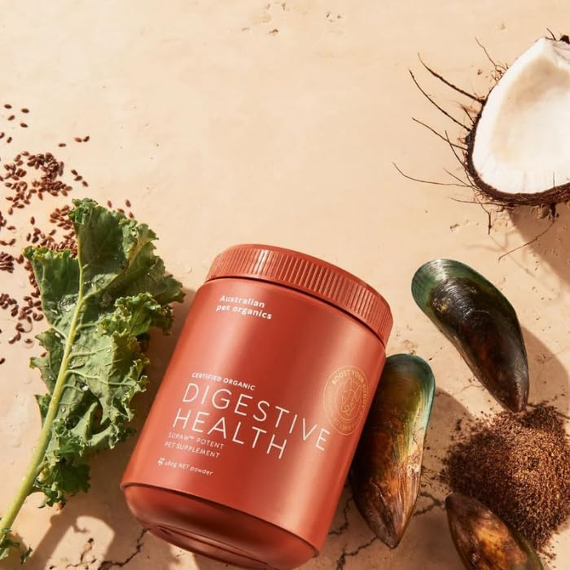 SUPAW&trade; by Australian Pet Organics Certified Organic Digestive Health Powdered Dog Supplement 240G image number 4