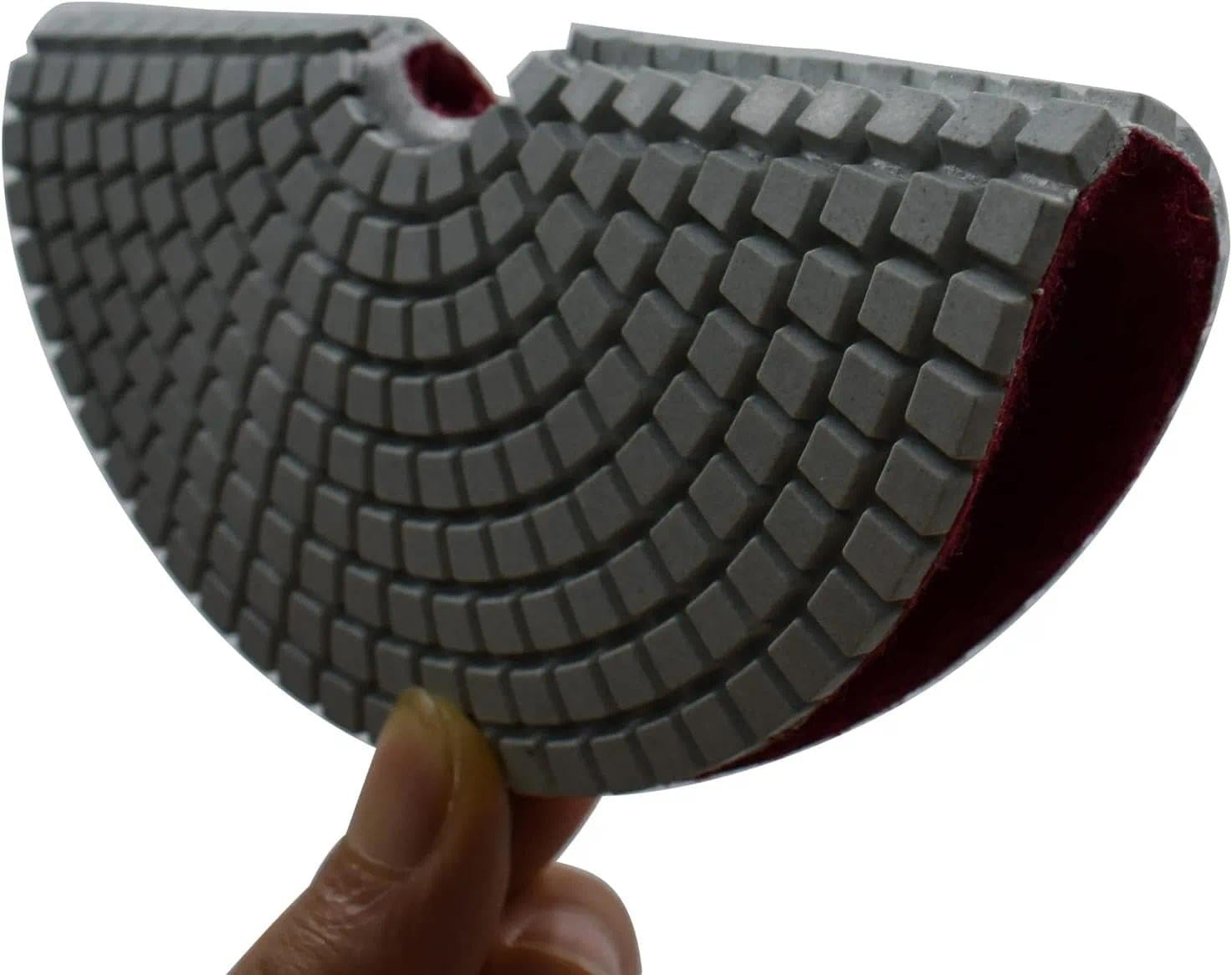 5-Inch Wet Polishing Pads for Granite, Marble, Stone, Travertine, and Terrazzo &ndash; Set of 7, Includes Various Grit Levels &ndash; CRFY image number 3