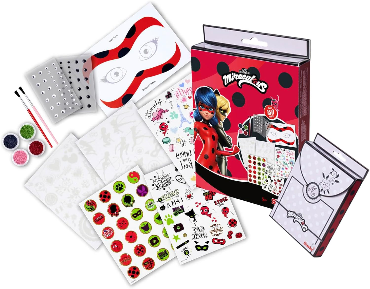 Miraculous Glittery Tattoo image number 3