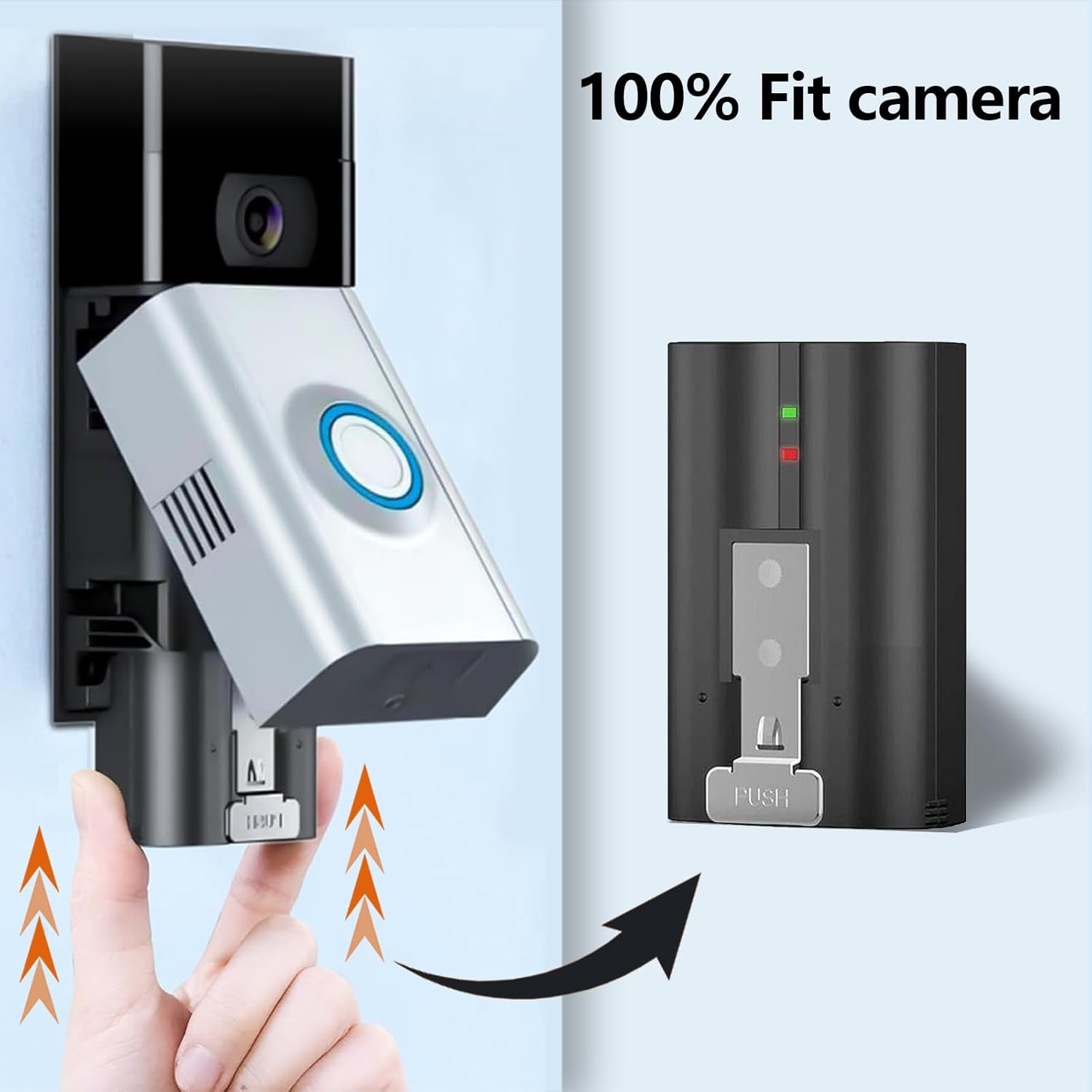 6040Mah Replacement Battery for Ring Video Doorbell 2/3/4, Spotlight Cam, Stick up Cam &ndash; 3.65V Rechargeable Lithium-Ion Batteries (Battery-1Pack) image number 6