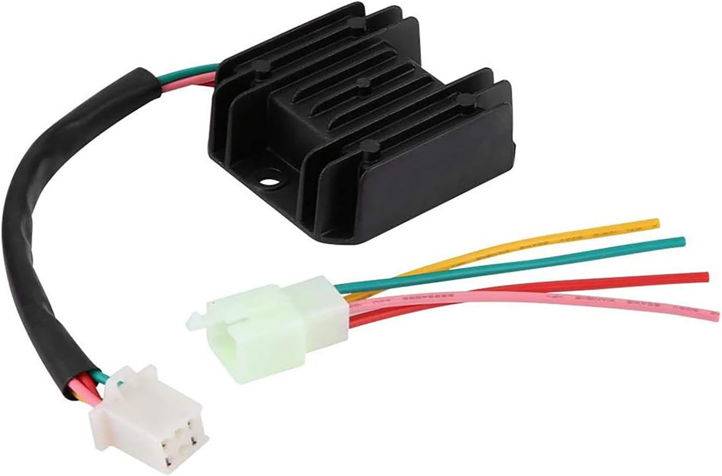 Windance 4 Wires 12V Voltage Regulator Rectifier Replacement for GY6 125Cc 150Cc 250Cc Motorcycle Scooter Moped Go Kart ATV (1 Piece) image number 2
