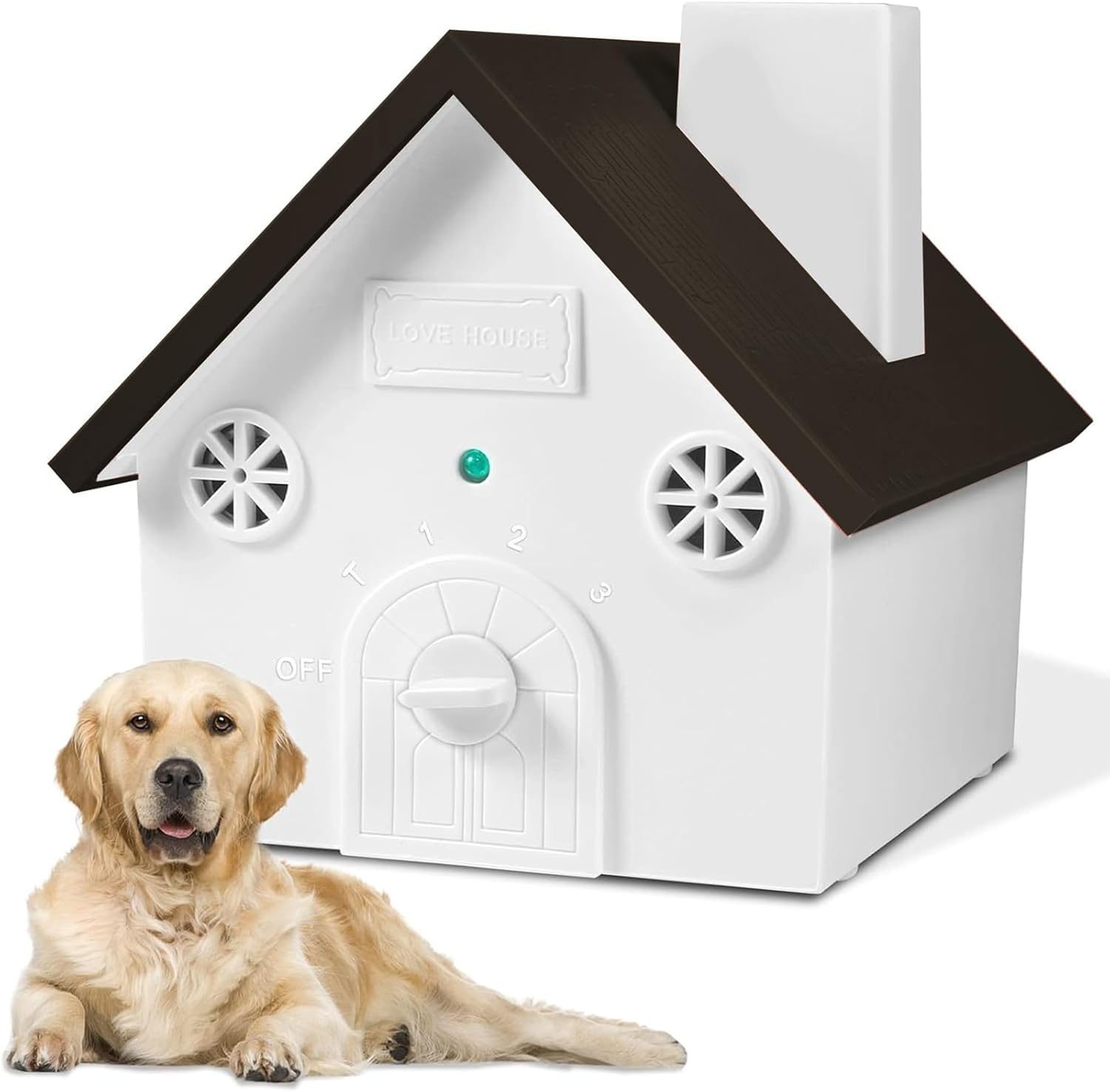 Anti Barking Device,Ultrasonic Dog Barking Deterrent Device, 50 Ft. Dog Barking Control Device Indoor Outdoor for Dogs