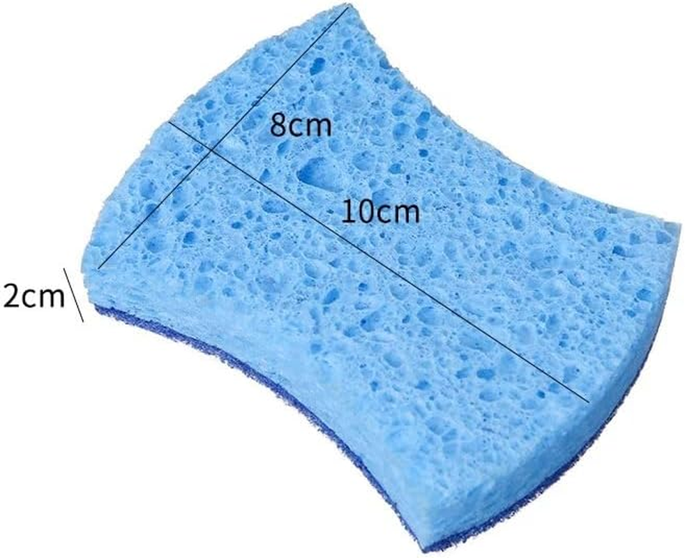 Power Sponge, Non-Scratch, Top Grade Cellulose, Washing up Sponge, Kitchen Sponge, Dishwashing, Scourer, Sink, Oven, Non-Stick Cookware, Long Lasting (Pack of 3) image number 4