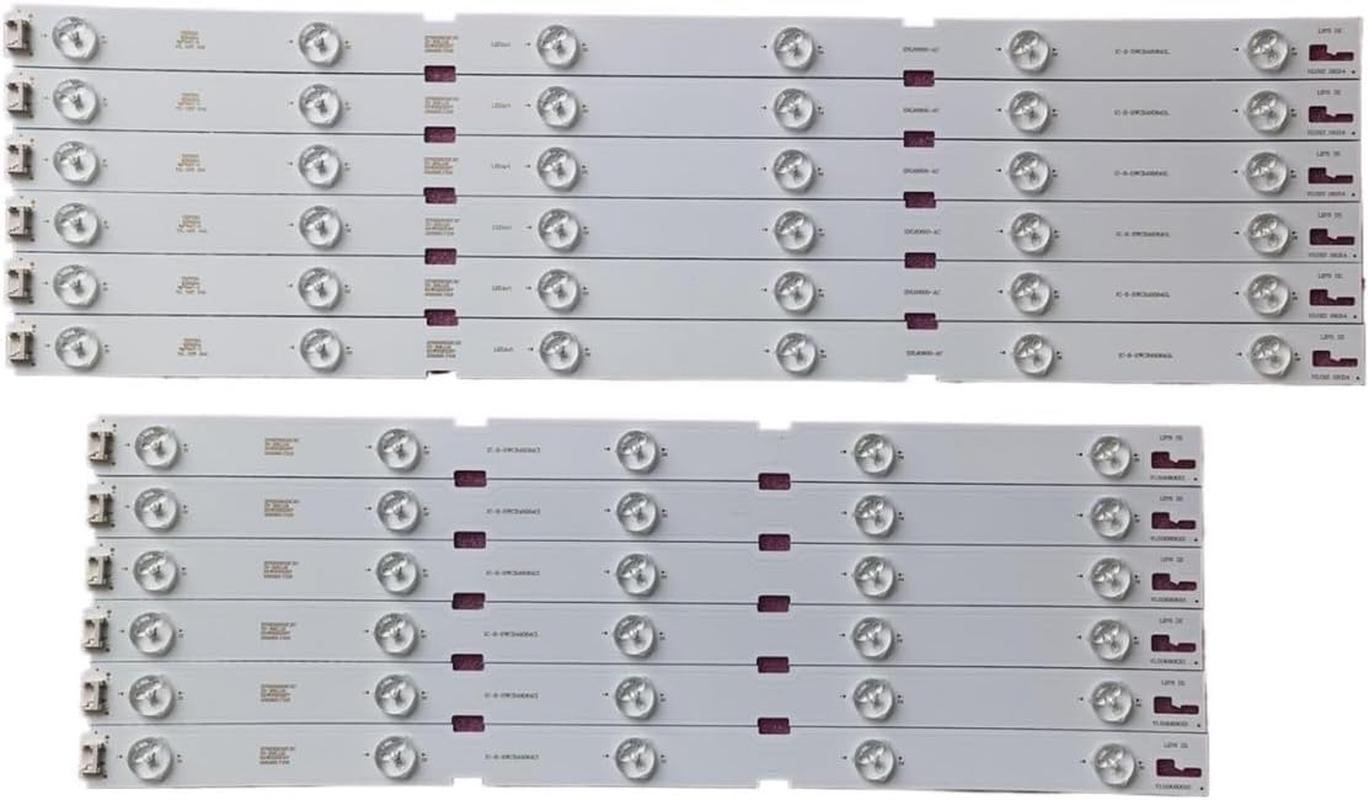 12 PCS 3V LED Strip IC-B-HWCR49D640R 49LENZA6627 49VLE6565BL 49VLE6523BL Fit for Samsung 2015ARC490 LM41-00177A 00176A image number 4