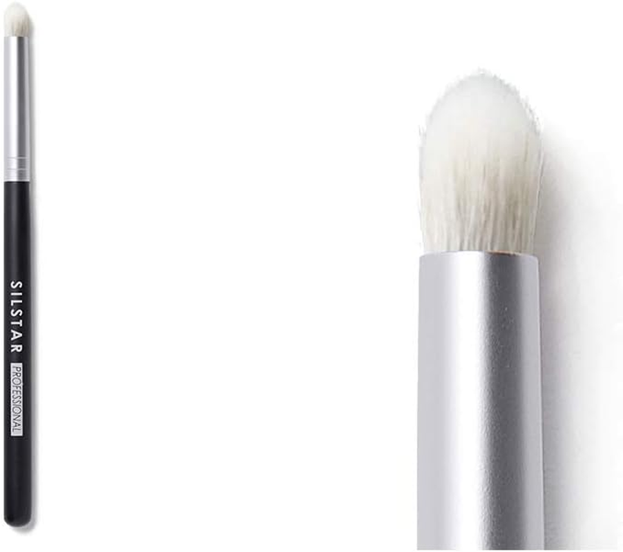 SILSTAR PROFESSIONAL Socket Brush,Flawless Makeup Application with Natural Birch Wooden Handle Made in Korea SPB013 image number 1