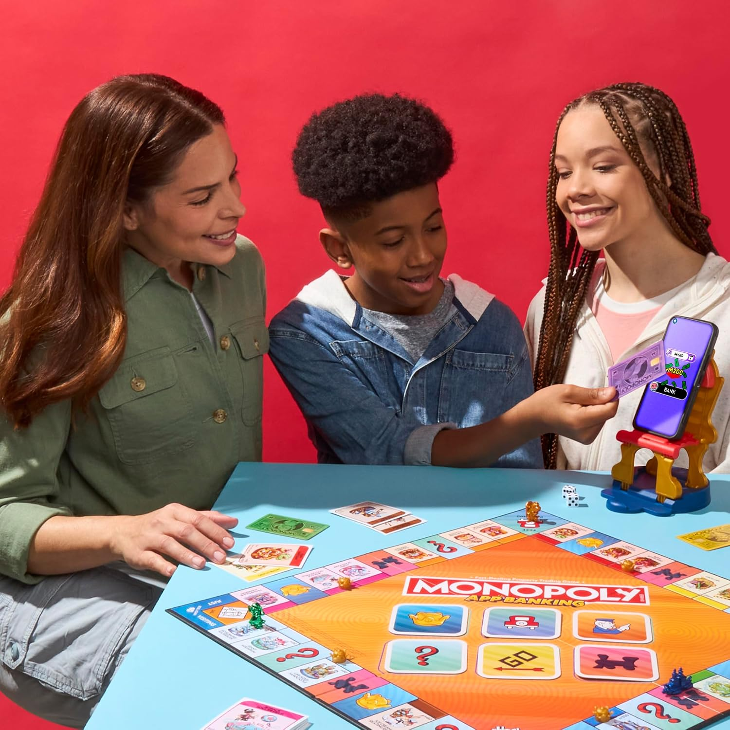 Monopoly App Banking Board Game | App-Enabled Monopoly Game | Links to Smart Devices | Ages 8+ | 2 to 6 Players | 45 Mins. | Family Games for Kids image number 3