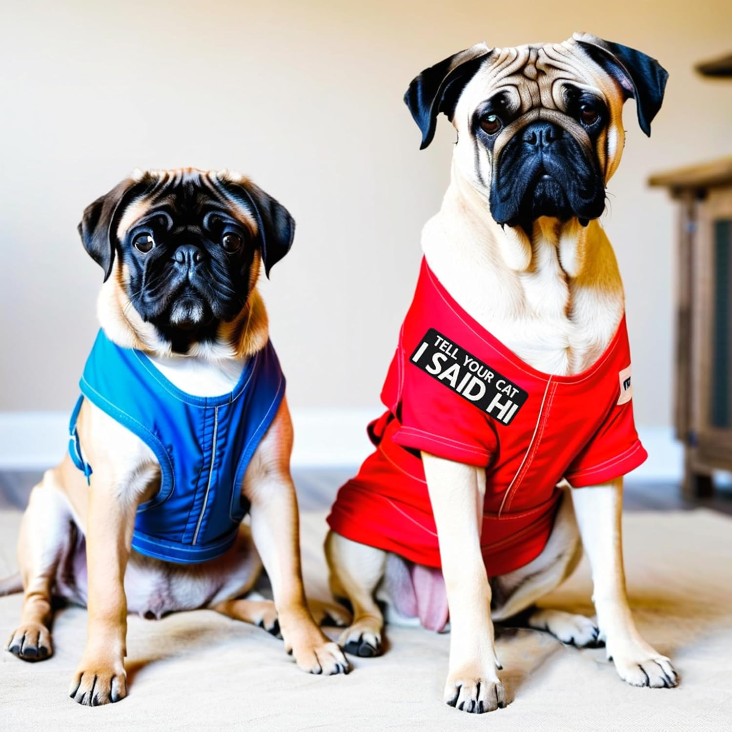 Dog Patches Velcro Patch "Tell Your Cat, I Said Hi" Dog Patch Assistance Dogs Therapy Dogs Velcro Patch Dog Accessories Tactical Patch 100 X 35 Mm image number 1