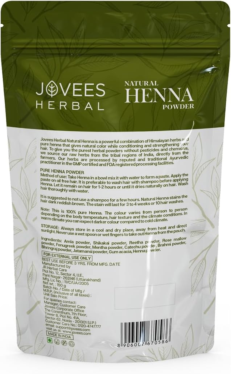 Jovees Henna & Brahmi Herbal Mehandi 150G