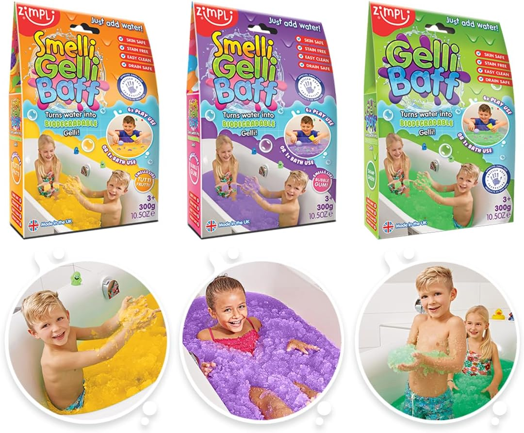 Zimpli Kids 10003 Gelli Baff, Blue, Pink & Green image number 4