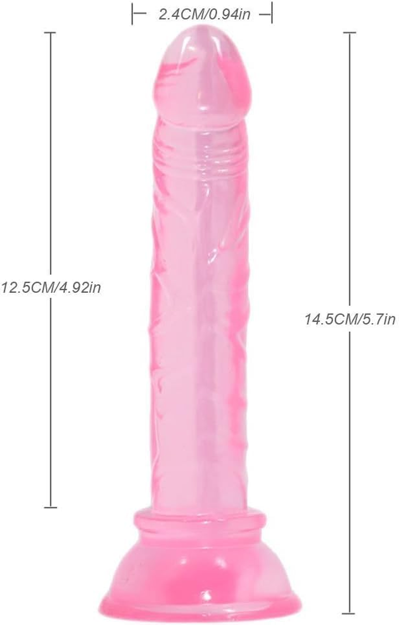 Suitable for Female/Male Massage Mini Penis Suction Cup Simulation Penis Penis Stick Male and Female Sex Products Anal Plug Fun image number 1