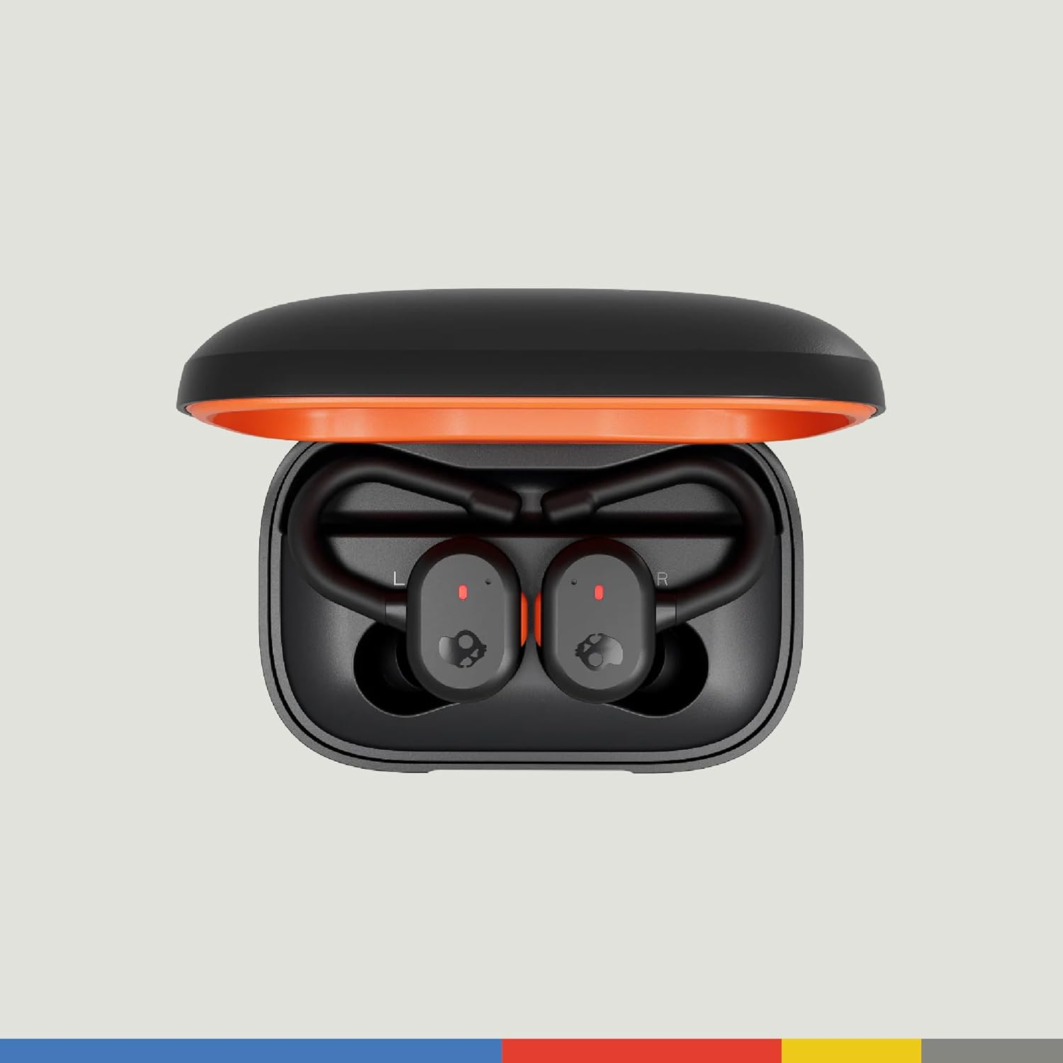 Skullcandy Push Active In-Ear Wireless Earbuds, 43 Hr Battery, Skull-Iq, Alexa Enabled, Microphone, Works with Iphone Android and Bluetooth Devices - True Black/Orange image number 5
