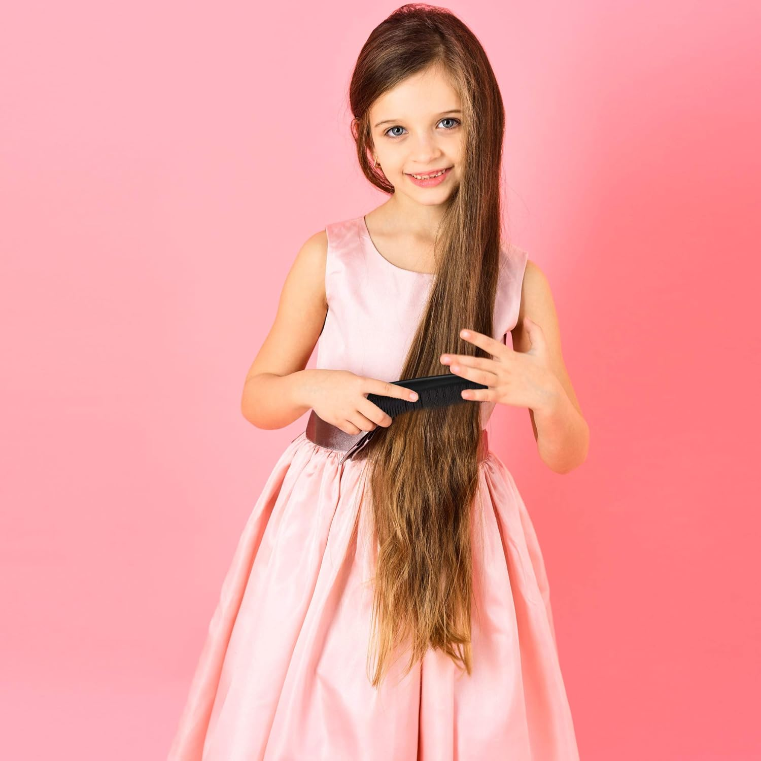 Colorful Hair Combs Set, Hair Combs Set, Hair Combs for Women and Men, Colorful Coarse, Fine Dressing Comb (12 Pieces, Black)