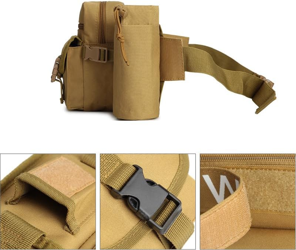 Metal Detecting Dig Pouch, Find Bag, Waist Bag with Water Bottle Pouch, for Outdoor Metal Detector Accessory image number 5