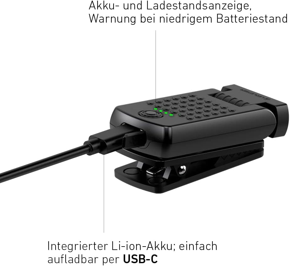 Ledlenser W1R Work, Portable LED Light, Torch with 220 Lumens, Inspection Torch, Rechargeable Lights,7 Hours Burn Time, USB Work Light or Work Lamp Hand Tools, Black image number 6