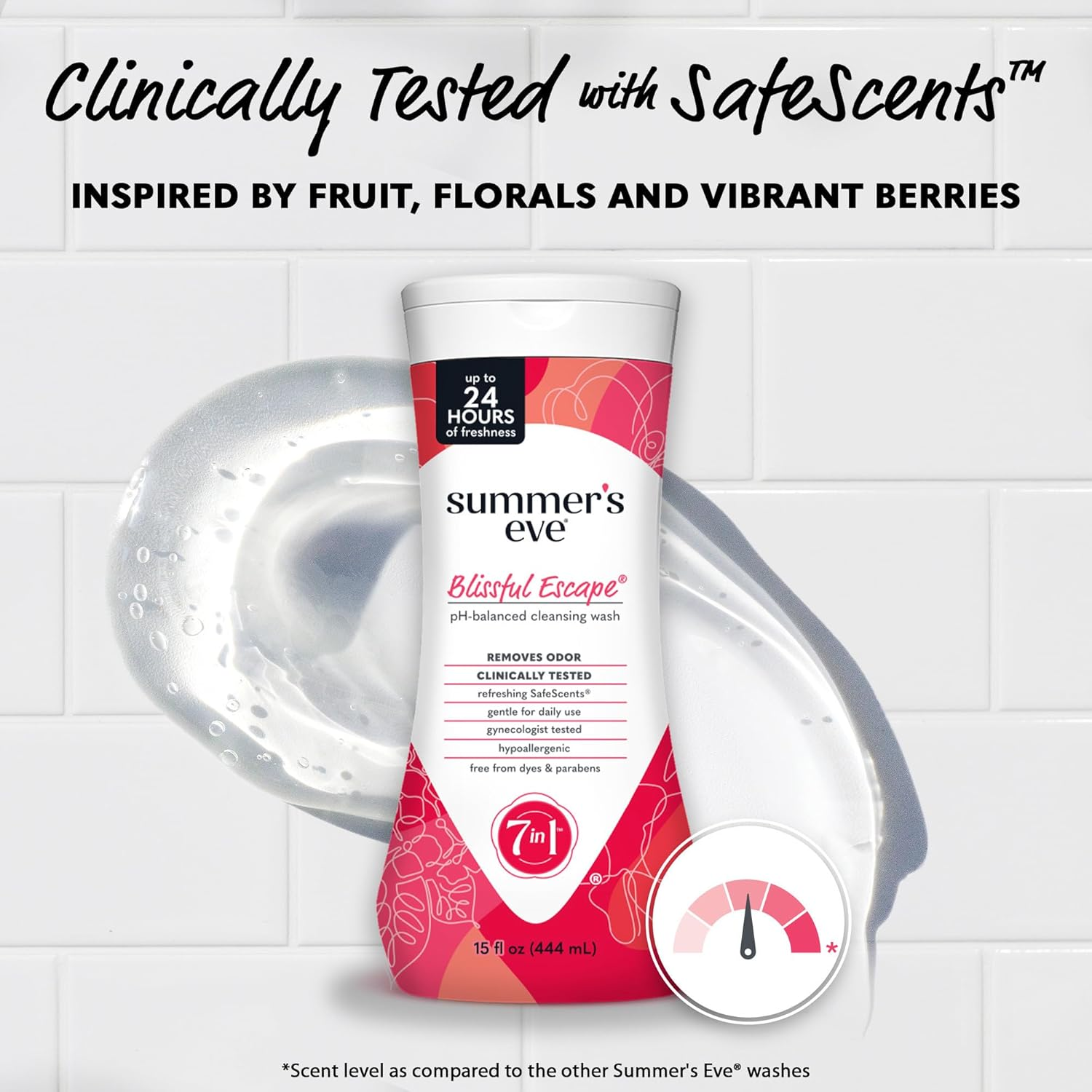 Summer'S Eve Cleansing Wash | Blissful Escape | Gynecologist Tested | 15 Fl Oz image number 5