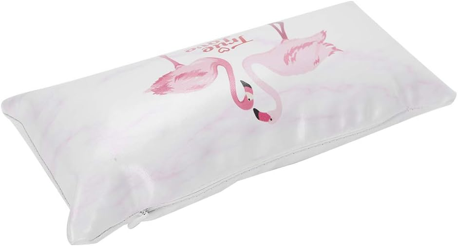 Nail Art Table Mat, High-Quality Materials Soft and Foldable Easy to Clean Easy to Remove Nail Pillow, for Home Salon Shop Manicure Store Beauty Salon(Flamingo Hand Pillow) image number 4