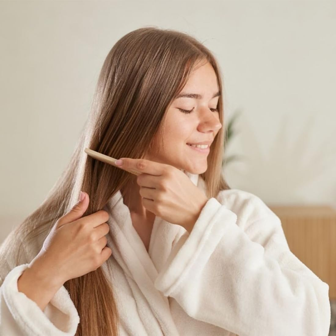 OUDQFCJ Birth Comb against Labor Pain, Wooden Comb, Birth Comb Wood with Affirmation, Labor Gifts for Women, Labor Comb, Birth Comb, Labor and Delivery Utensils for Expectant Mothers image number 1