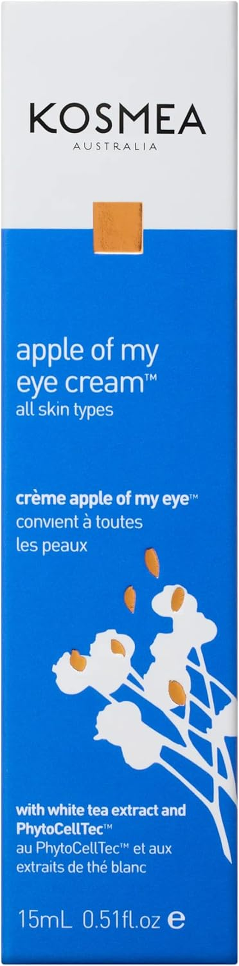 Kosmea Apple of My Eye Cream 15Ml &ndash; Natural Eye Cream with Apple Stem Cell Technology, Rosehip Oil & White Tea Extract &ndash; for Brightening & Hydration image number 2
