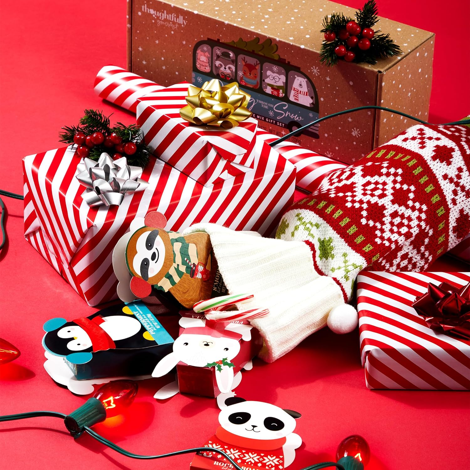 Thoughtfully Gourmet, Character Hot Chocolate Gift Set, Holiday Hot Cocoa Set Flavours Include French Toast, Cookies and Cream, Maple Donut, Toasted Marshmallow and More, Set of 12 image number 2