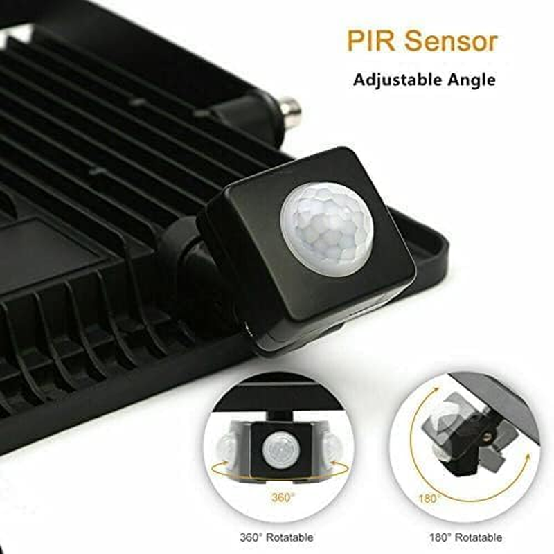LED Floodlight PIR Motion Sensor Security Flood Lights Outdoor 220V-240V IP66 Cool White (150, Watts) image number 5
