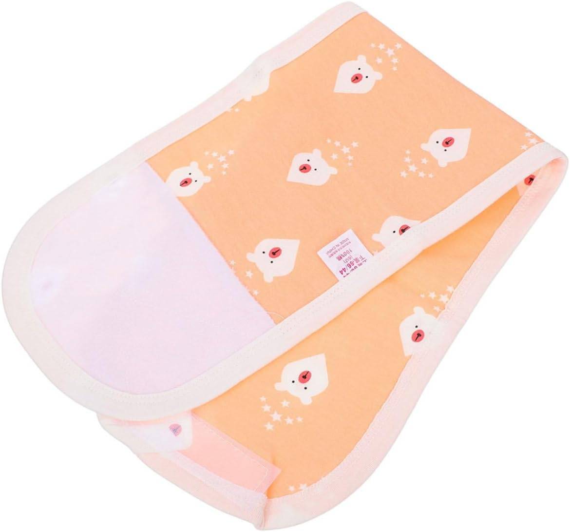 Newborn Cotton Belly Band Baby Navel Cord Protector Soft Comfortable Belly Belt Autumn Winter 80 Size Blue Polar Bear for Infant Wrap