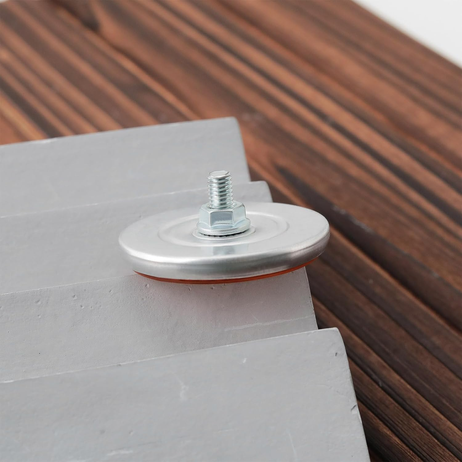 1 Pair Motorcycle Rear Reflector Amber Reflector Railer Fixing Screws for ATV UTV Dirt Bike 40X5X6Mm Yellow image number 2