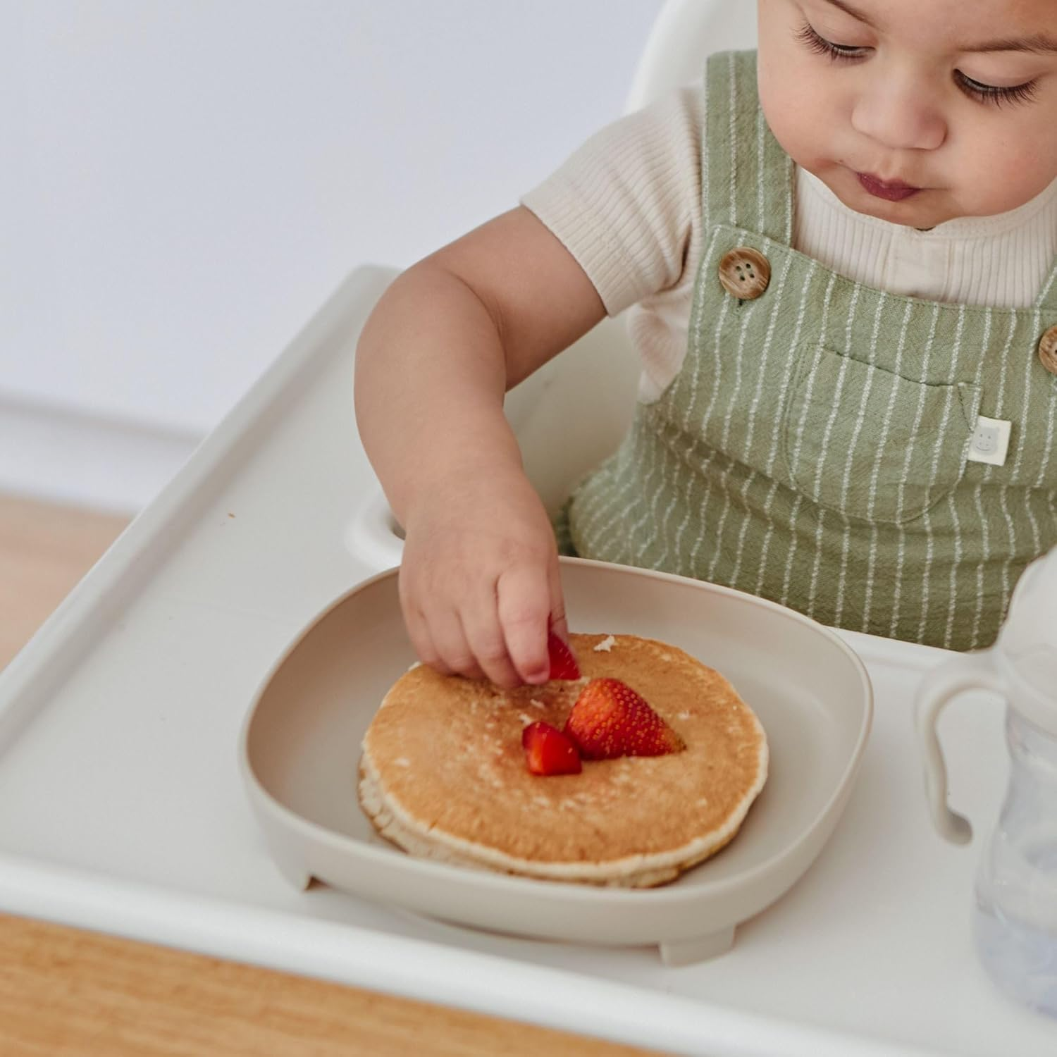 B.Box 2 in 1 Suction Plate Suction Plate Blush Brush image number 6