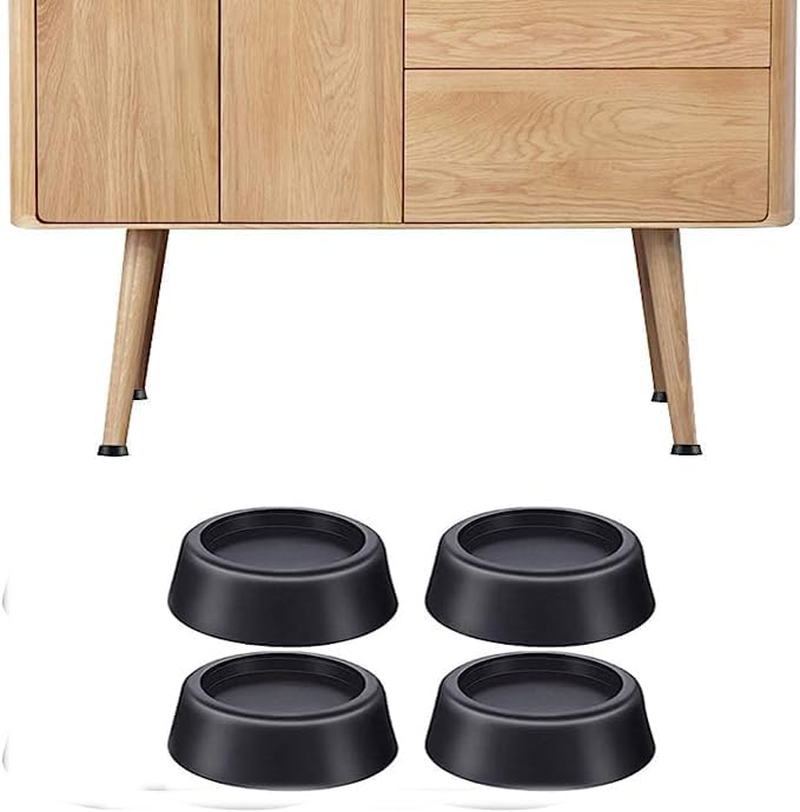 Yqkangzhu 4Pcs Washing Machine Feet Pads, anti Vibration Rubber Mats, Shock Noise Cancelling Foot Pads, Anti-Slip Stabilizer Pads, Anti-Walk Support for Dryer, Dishwasher, Refrigerator, Furniture image number 4