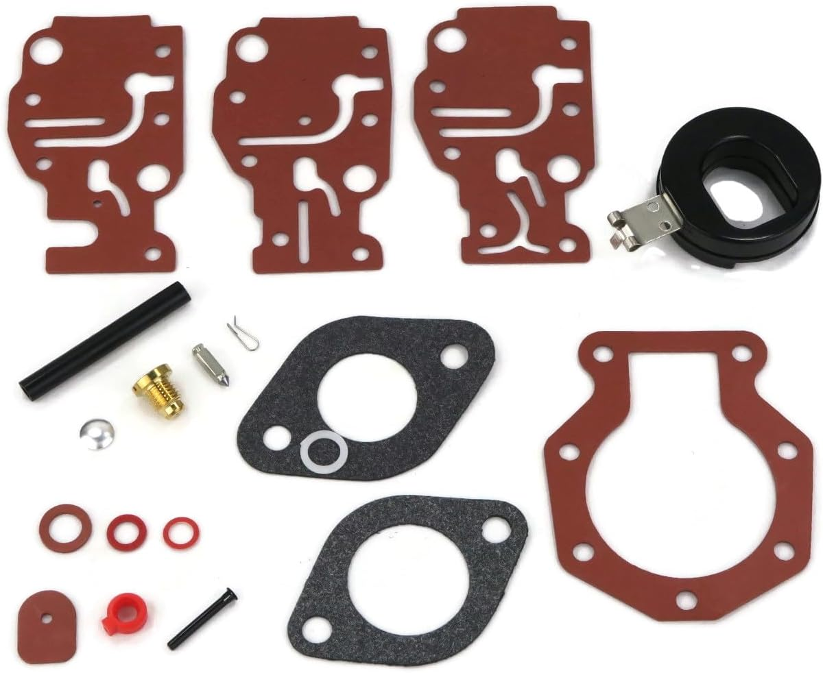 The ROP Shop | Carburetor Repair Kit for 1992 Evinrude E15RENM, 15HP, E15RLENM, E15ELENM Engine image number 6