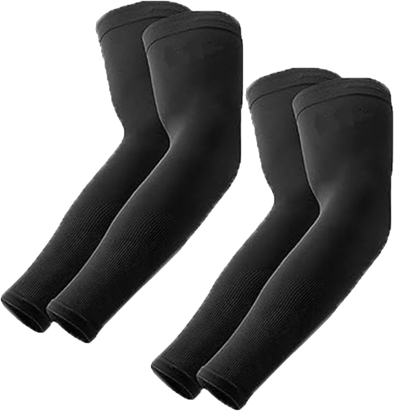 BGENHPON Arm Compression Sleeve for Women and Men, UV Protection Sport Arm Sleeves, Breathable Youth Athletic Sleeve Cover for Running Cycling Basketball image number 4